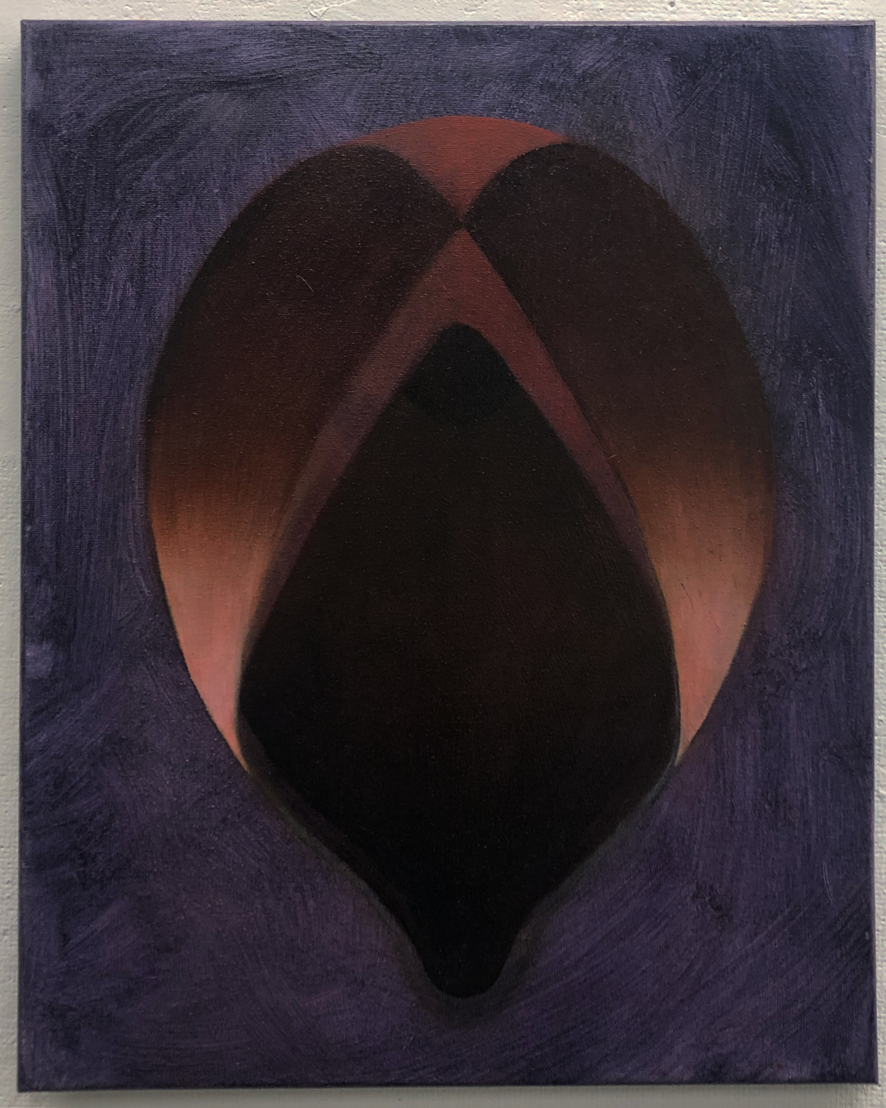 Plumtastic, oil on canvas, 16”x20”, 2021