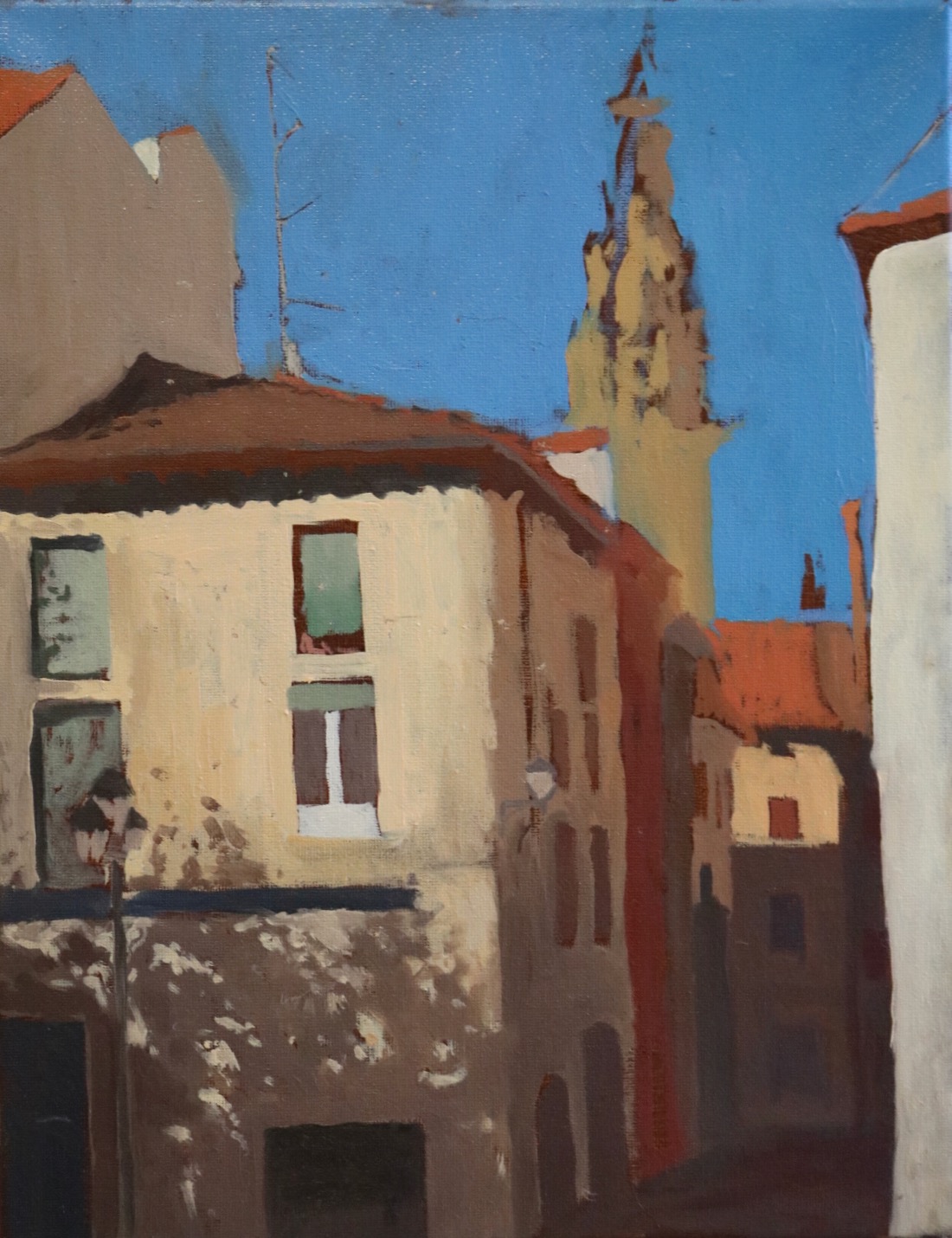 Santo Domingo de la Calzada, oil on canvas, 12”x14”, 2018
