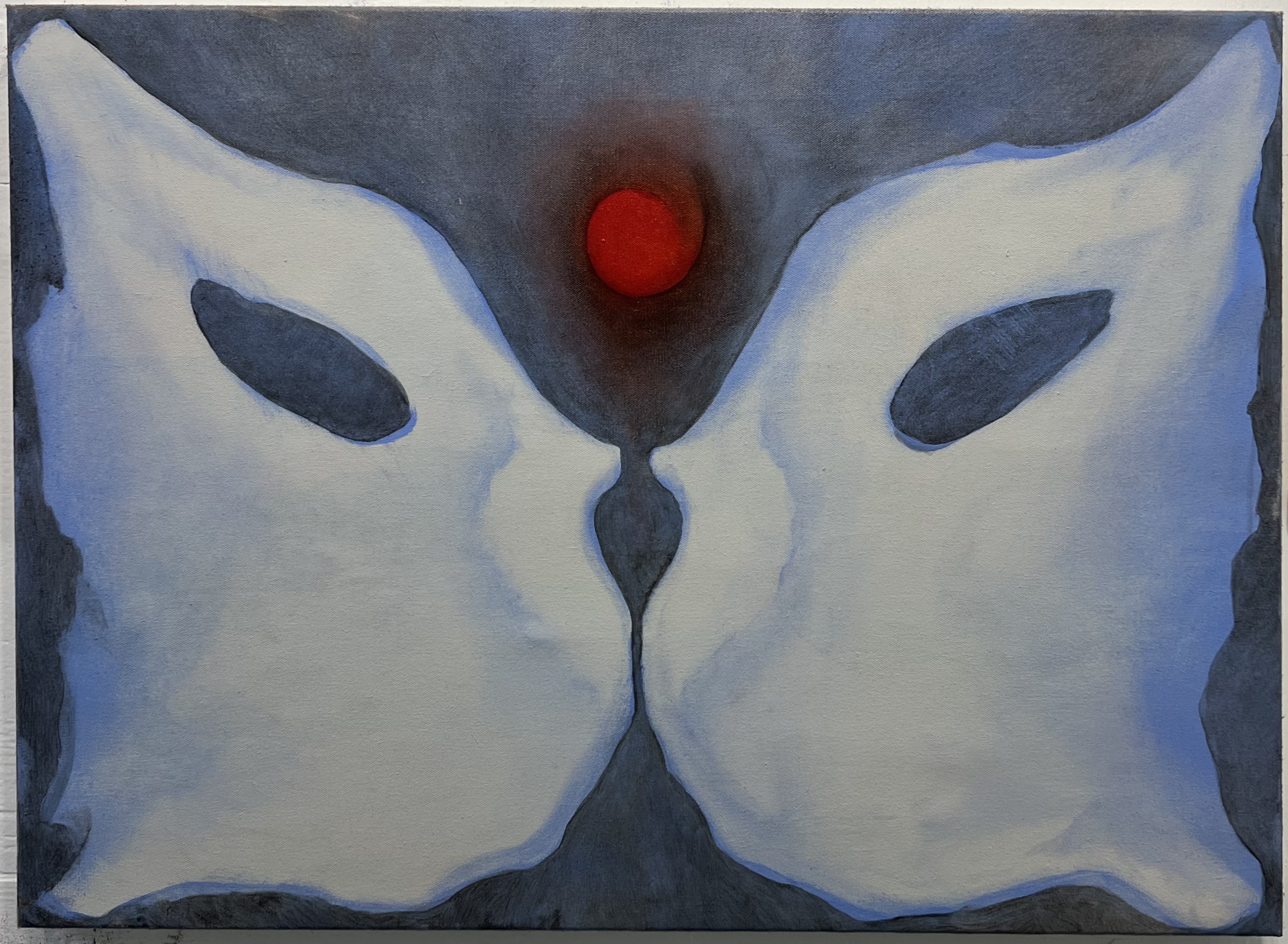 Protector, oil on canvas, 20